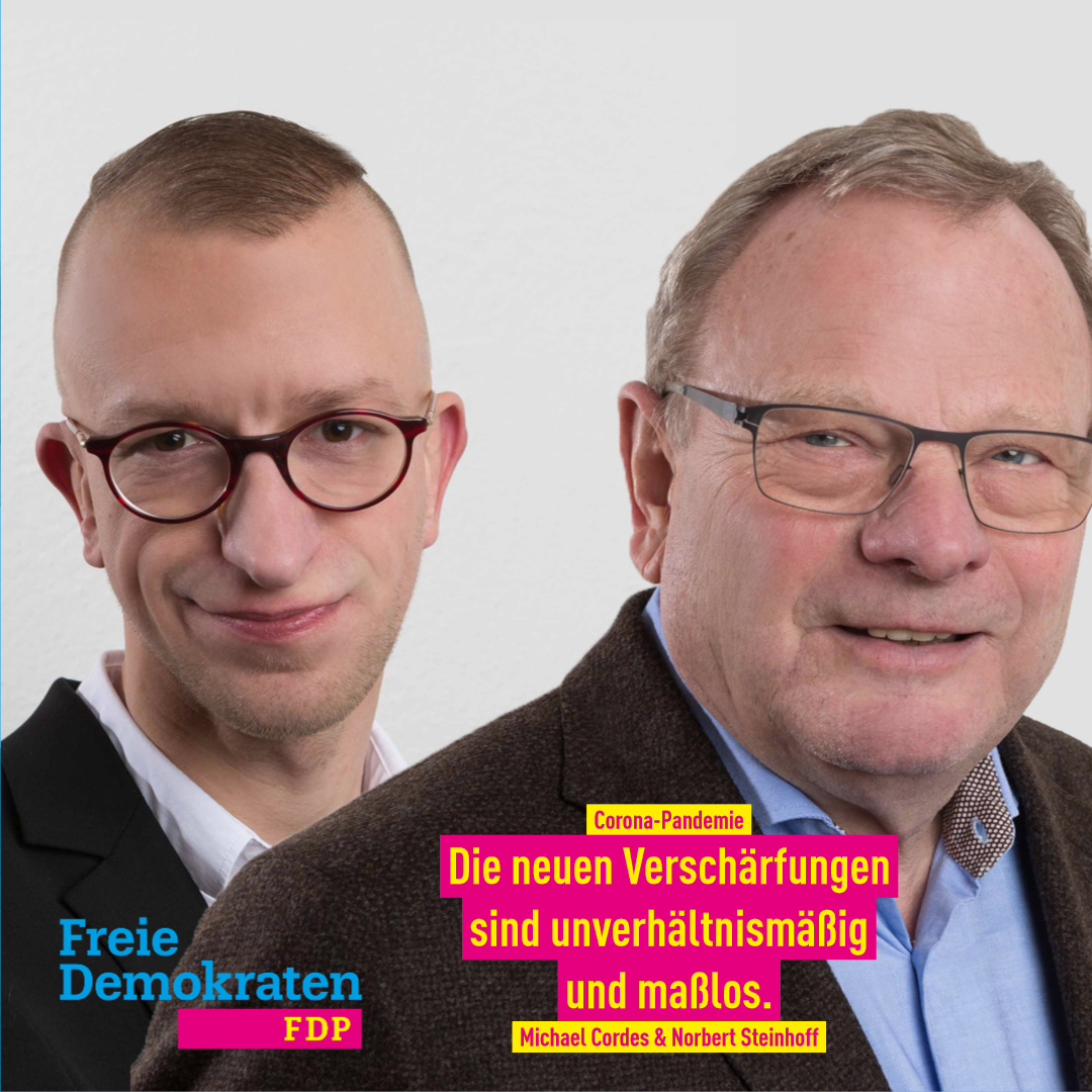 Michael Cordes (Ortsverbandsvorsitzender) und Norbert Steinhoff (Fraktionsvorsitzender)